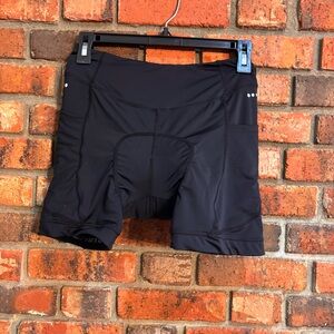 Baleaf womens reflective padded bike cycling shorts black M